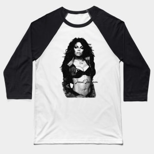 Janet Jackson // 80s rnb Baseball T-Shirt